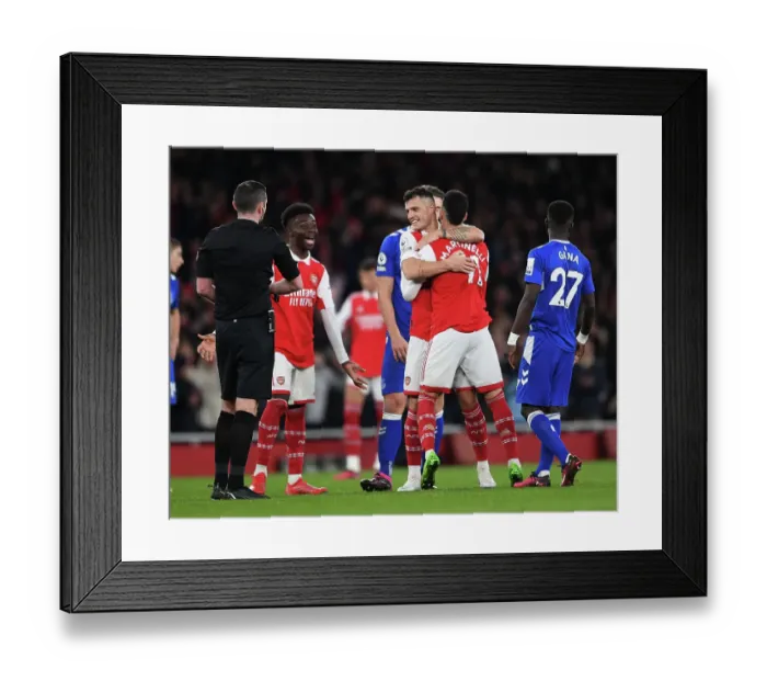 Framed Print : Arsenal vs. Everton: Premier League Clash at Emirates Stadium (2023) Framed Print : Arsenal vs. Everton: Premier League Clash at Emirates Stadium (2023)