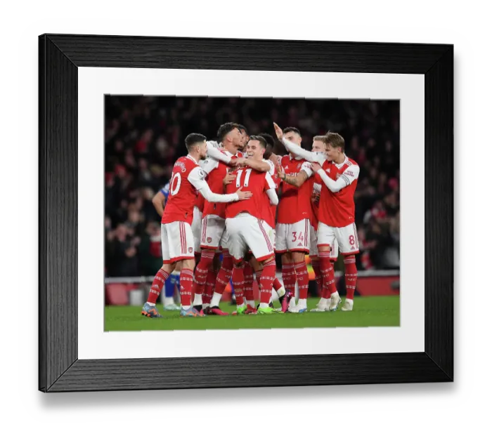Framed Print : Arsenal vs. Everton: Premier League Clash at Emirates Stadium (2023) Framed Print : Arsenal vs. Everton: Premier League Clash at Emirates Stadium (2023)