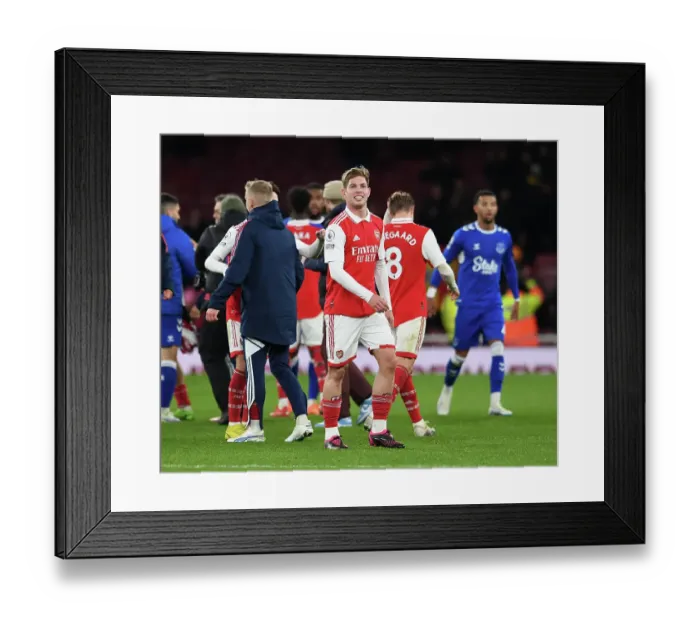 Framed Print : Arsenal vs. Everton: Premier League Clash at Emirates Stadium (2023) Framed Print : Arsenal vs. Everton: Premier League Clash at Emirates Stadium (2023)