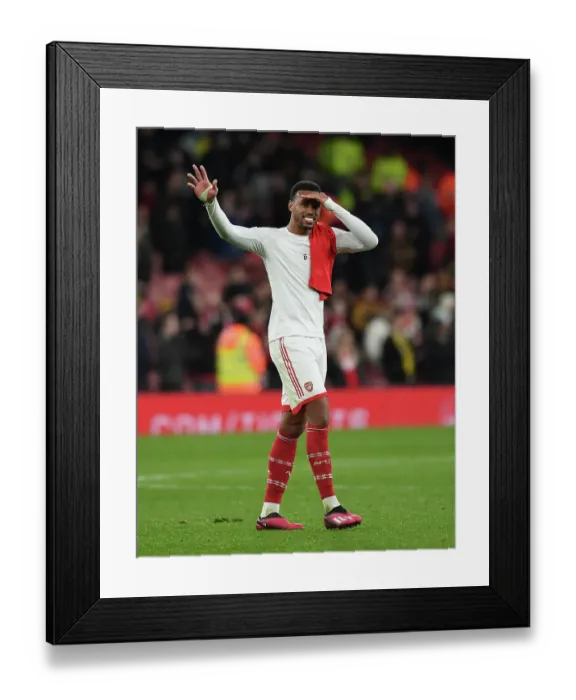 Framed Print : Arsenal vs Everton: Premier League Clash at Emirates Stadium (2023)