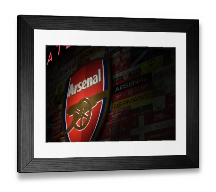 Framed Print : Arsenal vs. Everton: Premier League Clash at Emirates Stadium (2023)