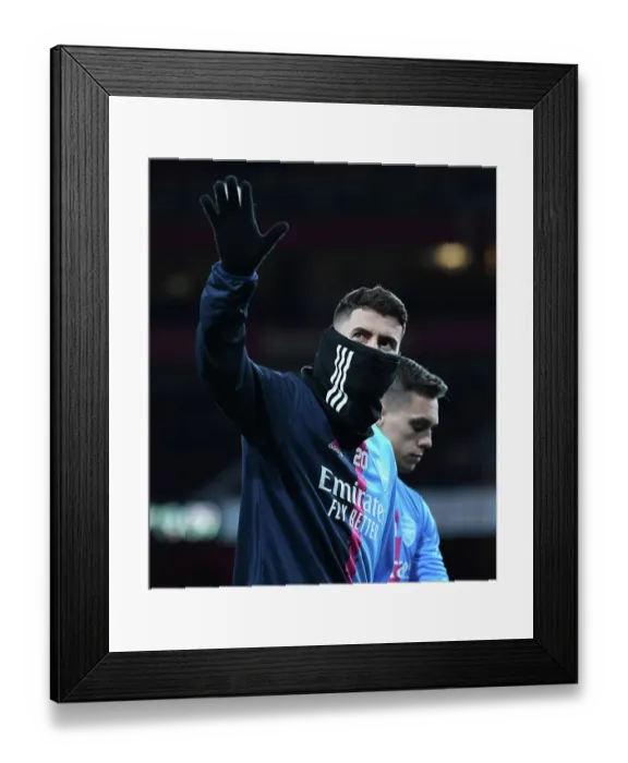 Framed Print : Arsenal vs Everton: Premier League Clash at Emirates Stadium (2023)