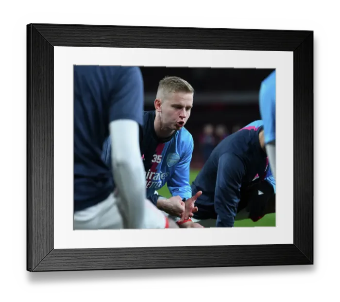 Framed Print : Arsenal vs. Everton: Premier League Clash at Emirates Stadium (2023)