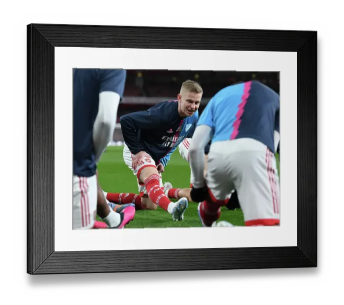 Framed Print : Arsenal vs. Everton: Premier League Clash at Emirates Stadium (2023)