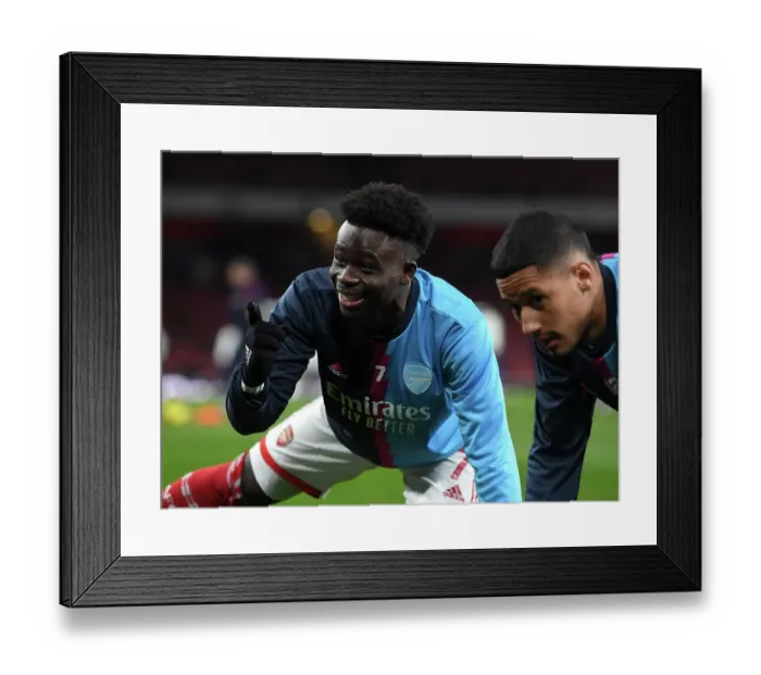 Framed Print : Arsenal vs Everton: Premier League Clash at Emirates Stadium (2023)