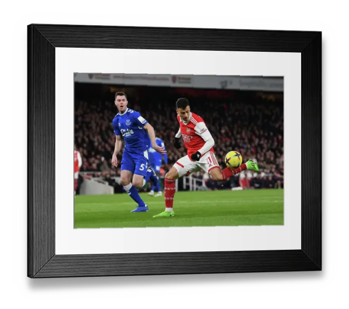 Framed Print : Arsenal vs. Everton: Premier League Clash at Emirates Stadium (2023) Framed Print : Arsenal vs. Everton: Premier League Clash at Emirates Stadium (2023)