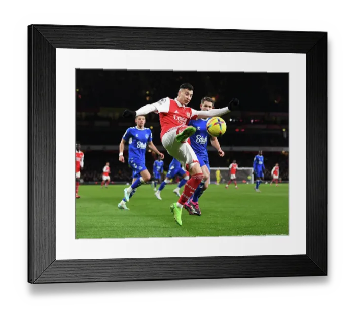 Framed Print : Arsenal vs Everton: Premier League Clash at Emirates Stadium, London (2023)