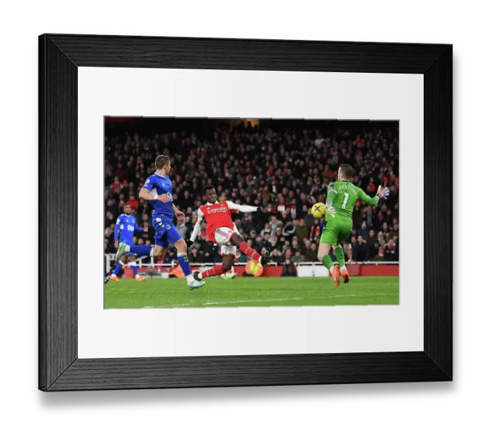 Framed Print : Arsenal vs. Everton: Premier League Clash at Emirates Stadium (2023) Framed Print : Arsenal vs. Everton: Premier League Clash at Emirates Stadium (2023)