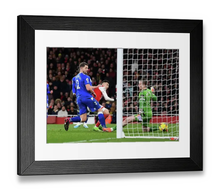Framed Print : Arsenal vs. Everton: Premier League Clash at Emirates Stadium (2023) Framed Print : Arsenal vs. Everton: Premier League Clash at Emirates Stadium (2023)