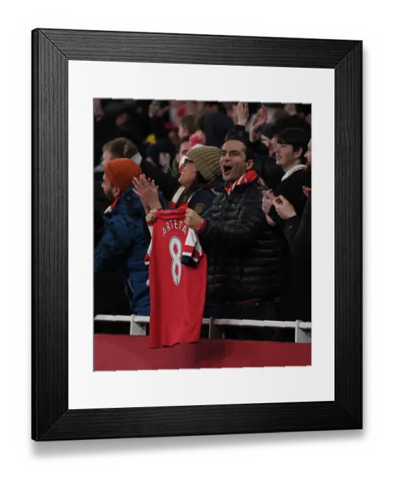 Framed Print : Arsenal vs. Everton: Premier League Clash at Emirates Stadium (2023)