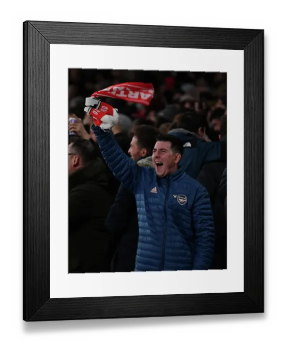 Framed Print : Arsenal vs Everton: Premier League Clash at Emirates Stadium (2023)