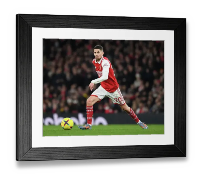 Framed Print : Arsenal's Jorginho in Action against Everton in the Premier League, Emirates Stadium, London, 2023 Framed Print : Arsenal's Jorginho in Action against Everton in the Premier League, Emirates Stadium, London, 2023