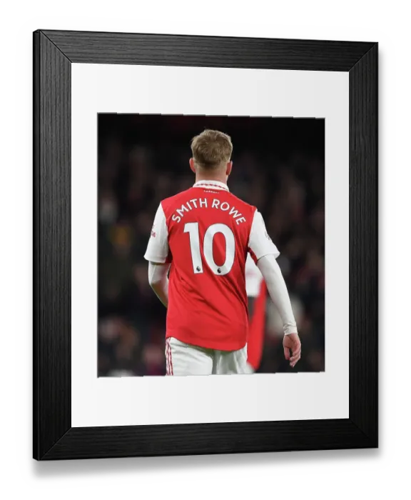Framed Print : Arsenal's Emile Smith Rowe in Action against Everton in the Premier League, London 2023