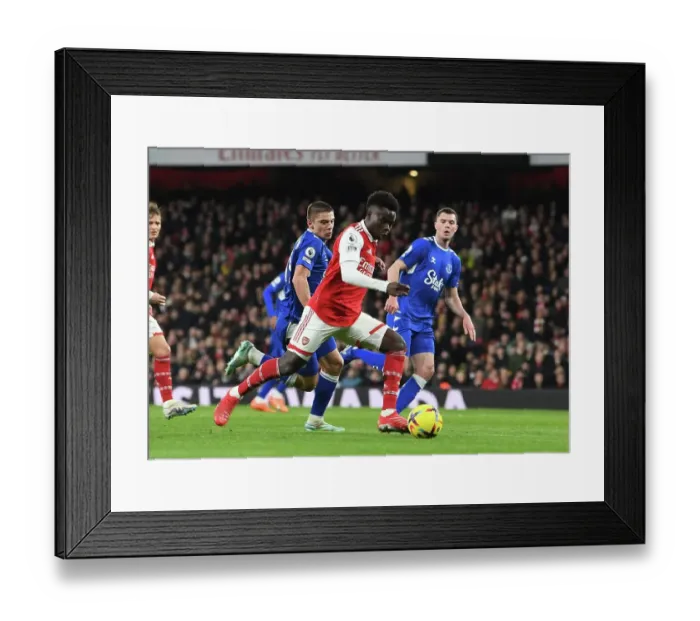 Framed Print : Saka Strikes: Arsenal's Triumph Over Everton in the 2022-23 Premier League - Bukayo Saka Scores First Goal Framed Print : Saka Strikes: Arsenal's Triumph Over Everton in the 2022-23 Premier League - Bukayo Saka Scores First Goal
