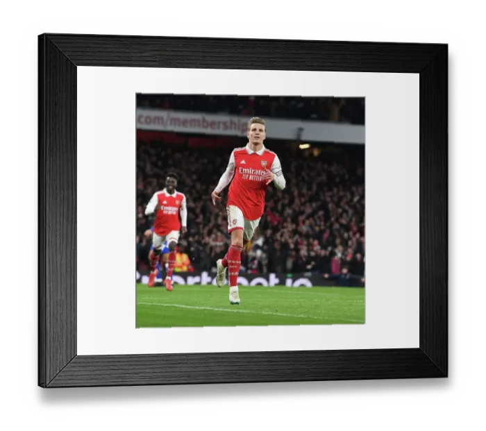Framed Print : Thrilling Third: Arsenal's Victory over Everton with Martin Odegaard's Goal (2022-23 Premier League) Framed Print : Thrilling Third: Arsenal's Victory over Everton with Martin Odegaard's Goal (2022-23 Premier League)