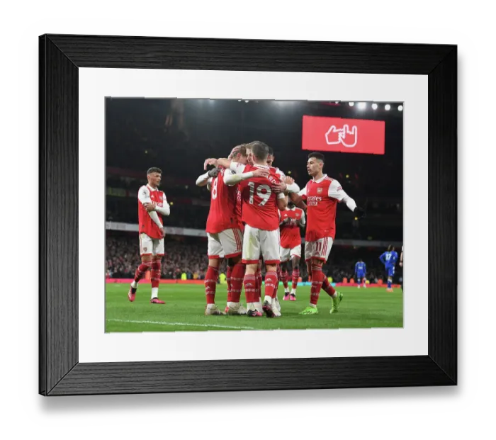 Framed Print : Arsenal's Four-Goal Blitz: Arsenal FC vs. Everton FC, Premier League 2022-23 Framed Print : Arsenal's Four-Goal Blitz: Arsenal FC vs. Everton FC, Premier League 2022-23
