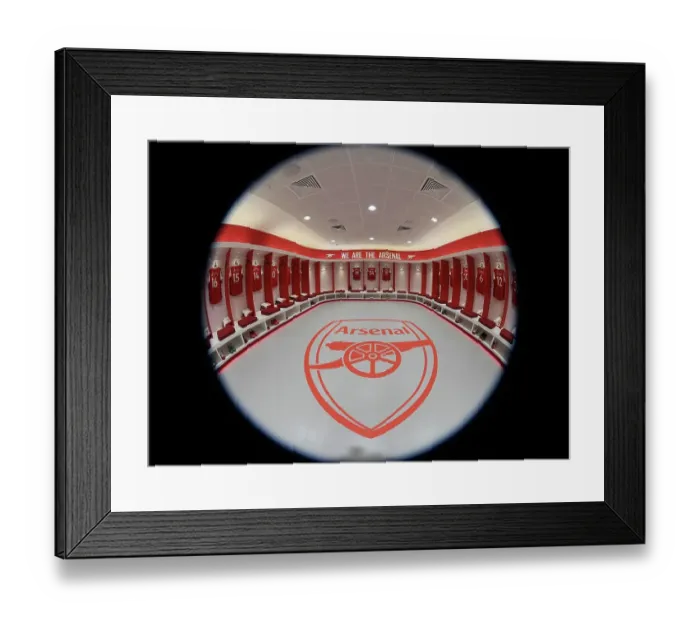 Framed Print : The Calm Before the Storm: Arsenal Changing Room, Premier League 2022-23 (Arsenal vs. Everton) Framed Print : The Calm Before the Storm: Arsenal Changing Room, Premier League 2022-23 (Arsenal vs. Everton)