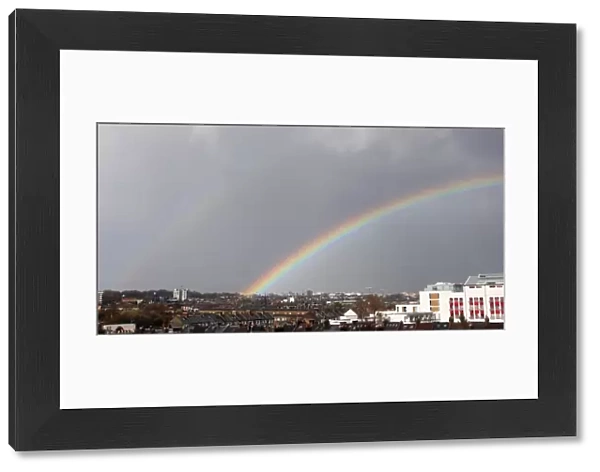 A Rainbow over Arsenal: Highbury's Majestic Moment