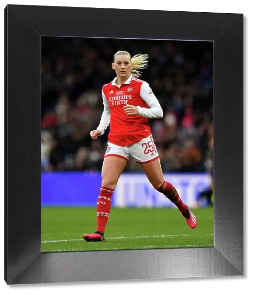 Arsenal vs Chelsea - FA Women's Continental Tyres League Cup Final: Stina Blackstenius in Action