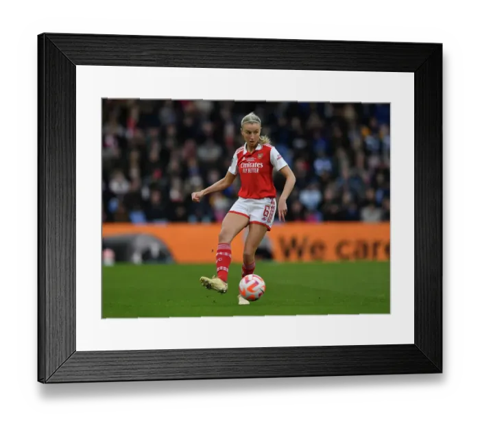 Framed Print : Arsenal's Leah Williamson Goes Head-to-Head in FA WSL Cup Final Clash Against Chelsea Framed Print : Arsenal's Leah Williamson Goes Head-to-Head in FA WSL Cup Final Clash Against Chelsea