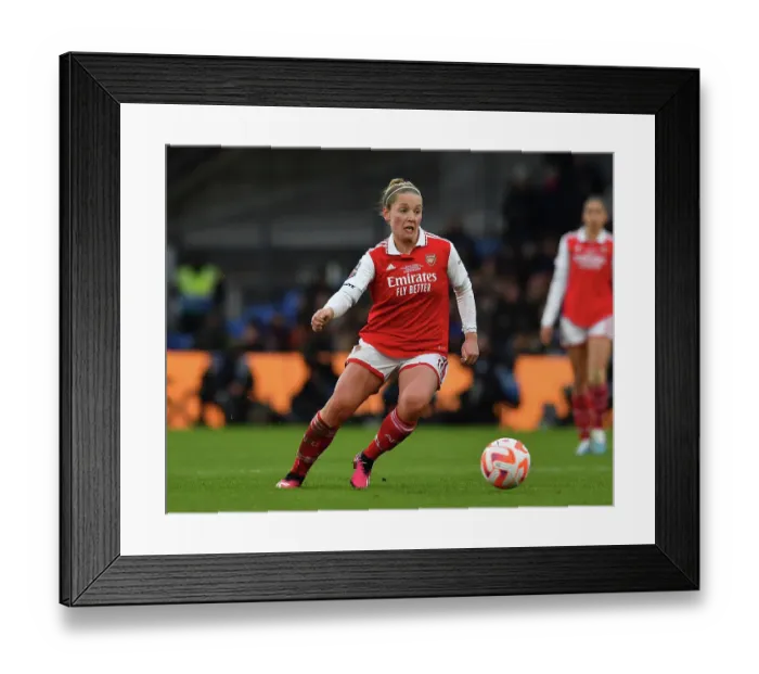 Framed Print : Arsenal's Kim Little Stars in FA Women's League Cup Final Clash Against Chelsea