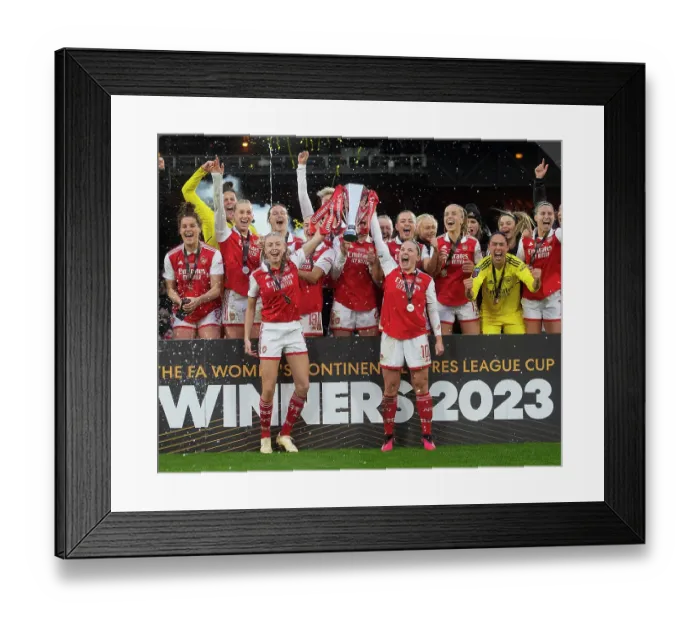 Framed Print : Arsenal Women Lift FA WSL Cup: Chelsea vs. Arsenal, 2023 Framed Print : Arsenal Women Lift FA WSL Cup: Chelsea vs. Arsenal, 2023