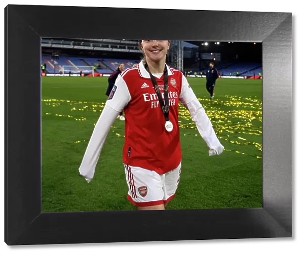 Arsenal's Lotte Wubben-Moy Reacts After FA Women's Continental Tyres League Cup Final vs Chelsea