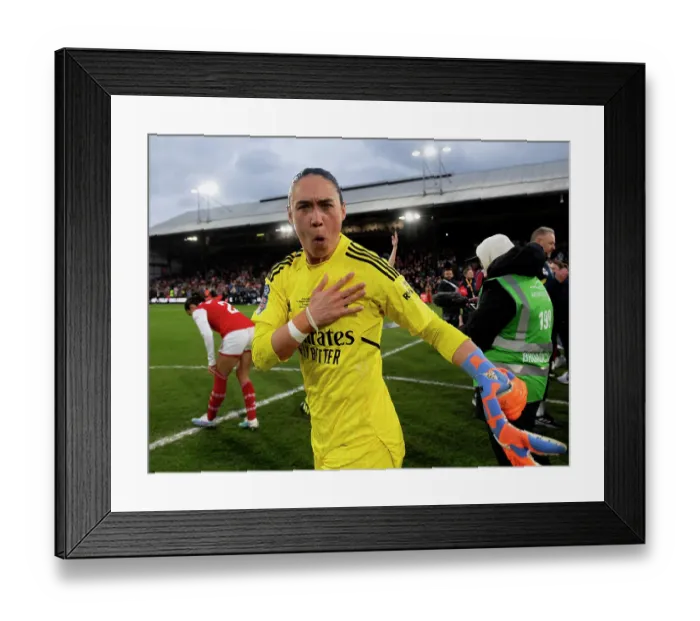 Framed Print : Arsenal Women's Historic FA WSL Cup Triumph Over Chelsea Framed Print : Arsenal Women's Historic FA WSL Cup Triumph Over Chelsea