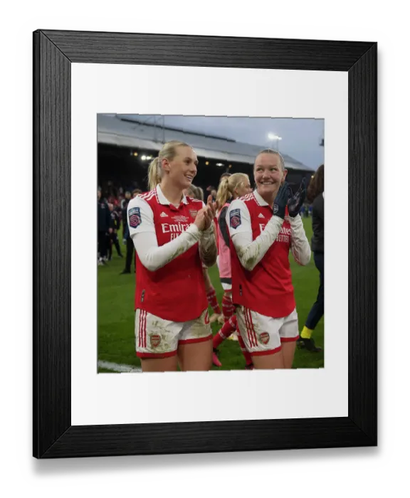 Framed Print : Arsenal Women Celebrate Conti Cup Final Triumph over Chelsea Framed Print : Arsenal Women Celebrate Conti Cup Final Triumph over Chelsea