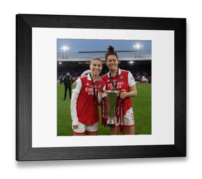 Framed Print : Arsenal Women Triumph in Conti Cup Final against Chelsea Framed Print : Arsenal Women Triumph in Conti Cup Final against Chelsea