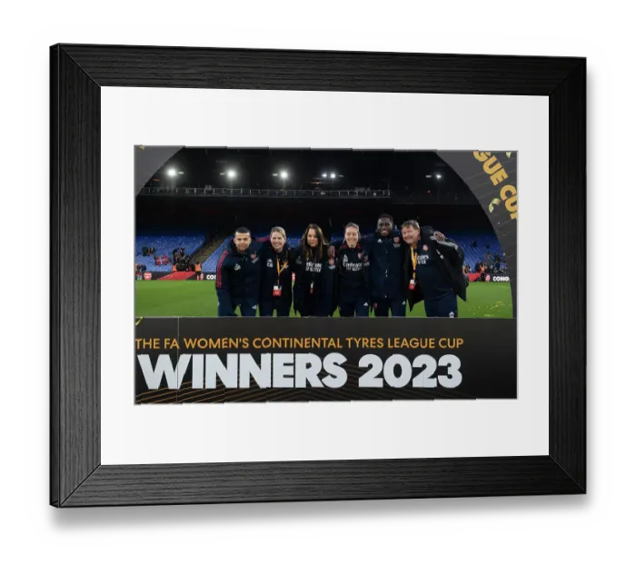 Framed Print : Arsenal Women Celebrate Conti Cup Final Triumph over Chelsea Framed Print : Arsenal Women Celebrate Conti Cup Final Triumph over Chelsea
