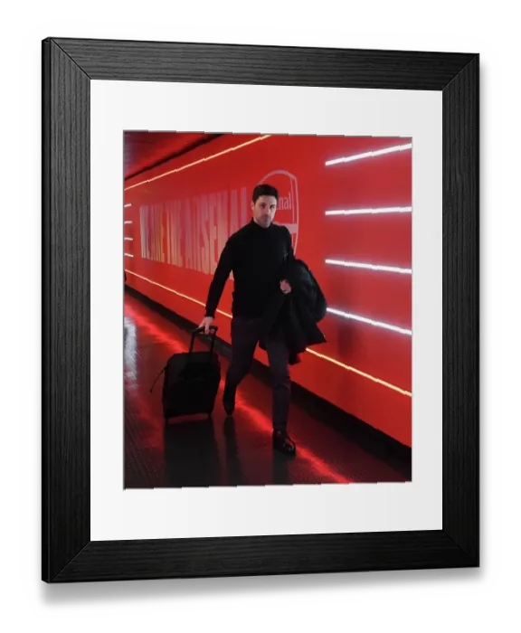 Framed Print : Mikel Arteta Before Arsenal vs. AFC Bournemouth, Premier League 2022-23 Framed Print : Mikel Arteta Before Arsenal vs. AFC Bournemouth, Premier League 2022-23