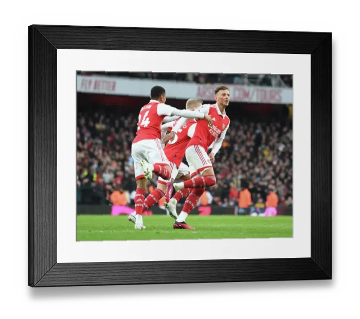 Framed Print : Arsenal's Ben White Scores Second Goal in Arsenal FC vs AFC Bournemouth (2022-23) Framed Print : Arsenal's Ben White Scores Second Goal in Arsenal FC vs AFC Bournemouth (2022-23)