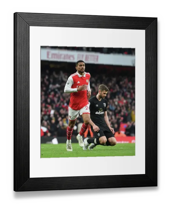 Framed Print : Nelson's Hat-Trick: Arsenal Crushes AFC Bournemouth 3-0, 2022-23