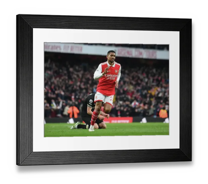 Framed Print : Arsenal's Nelson Scores Third Goal in Arsenal's Victory over Bournemouth (2022-23) Framed Print : Arsenal's Nelson Scores Third Goal in Arsenal's Victory over Bournemouth (2022-23)