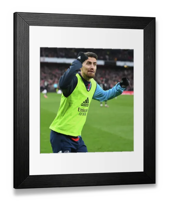 Framed Print : Arsenal's Nelson Scores Hat-trick: A Triumphant Performance Against AFC Bournemouth in the Premier League