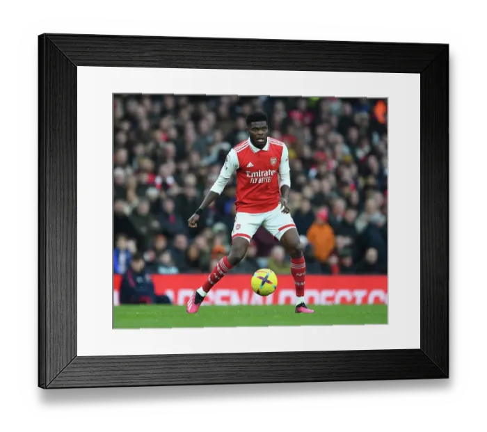 Framed Print : Thomas Partey in Action: Arsenal vs. AFC Bournemouth, Premier League 2022-23