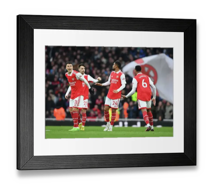 Framed Print : Martinelli's Brace: Arsenal Cruise Past Bournemouth in Premier League Framed Print : Martinelli's Brace: Arsenal Cruise Past Bournemouth in Premier League