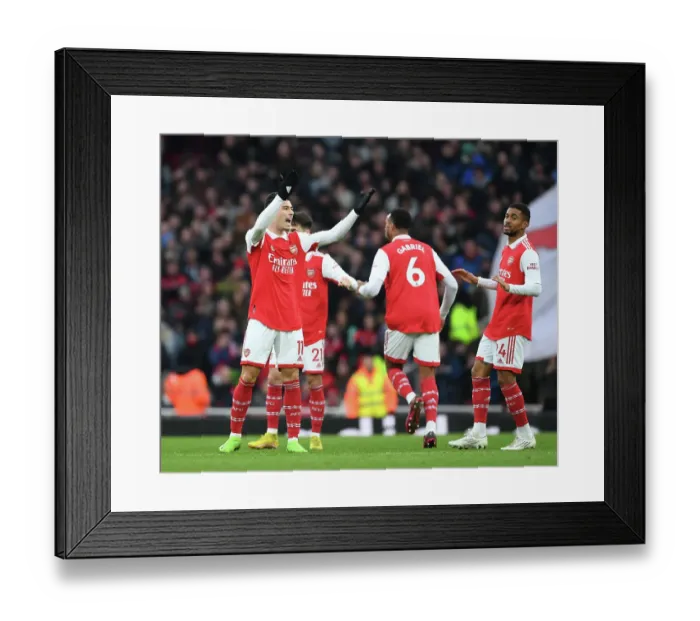 Framed Print : Martinelli Brace: Arsenal Routs Bournemouth in Premier League Framed Print : Martinelli Brace: Arsenal Routs Bournemouth in Premier League
