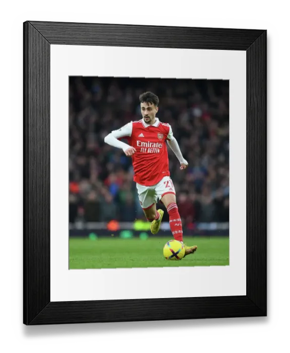 Framed Print : Arsenal's Fabio Vieira Shines: Arsenal Crush AFC Bournemouth in Premier League Clash, 2022-23
