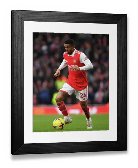Framed Print : Reiss Nelson Shines: Arsenal's Impressive Victory Over AFC Bournemouth in the Premier League, 2022-23