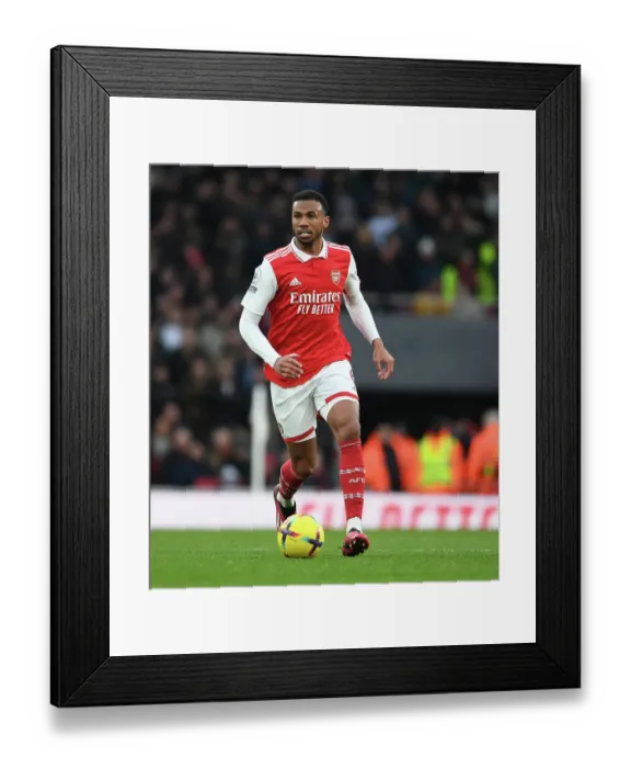 Framed Print : Arsenal's Gabriel Faces Off Against AFC Bournemouth in Premier League Clash