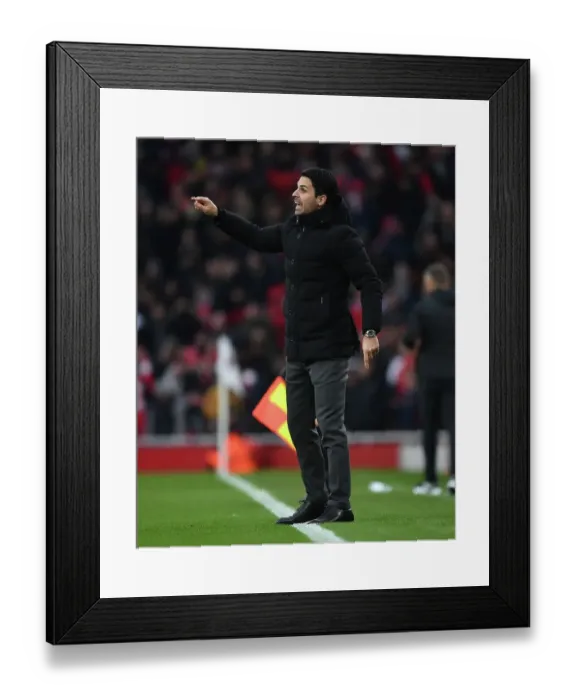 Framed Print : Mikel Arteta Leads Arsenal Against AFC Bournemouth in Premier League Clash, 2022-23 Framed Print : Mikel Arteta Leads Arsenal Against AFC Bournemouth in Premier League Clash, 2022-23