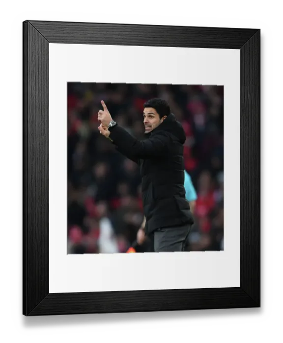 Framed Print : Mikel Arteta Leads Arsenal in Premier League Battle against AFC Bournemouth at Emirates Stadium (2023) Framed Print : Mikel Arteta Leads Arsenal in Premier League Battle against AFC Bournemouth at Emirates Stadium (2023)