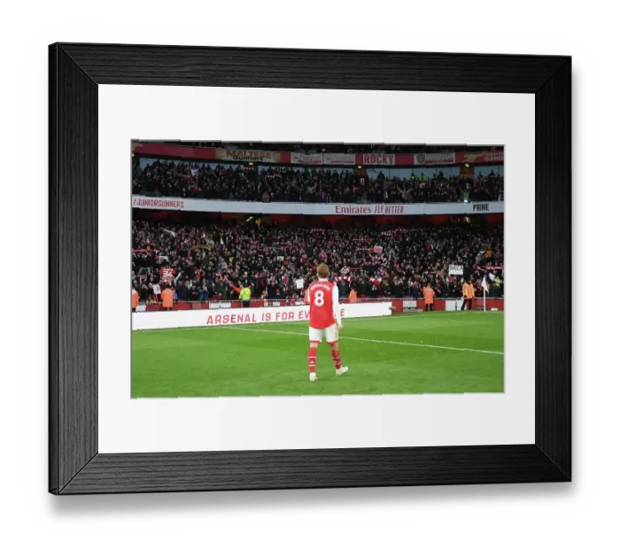 Framed Print : Arsenal Fans Celebrate Victory over AFC Bournemouth in Premier League Match, Emirates Stadium, London, 2023 Framed Print : Arsenal Fans Celebrate Victory over AFC Bournemouth in Premier League Match, Emirates Stadium, London, 2023