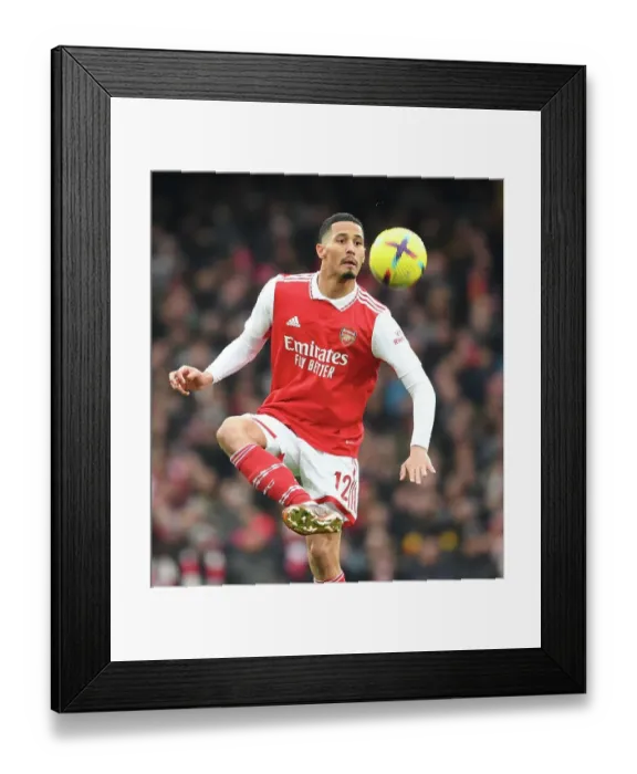 Framed Print : William Saliba in Action: Arsenal vs. AFC Bournemouth, Premier League 2022-23 Framed Print : William Saliba in Action: Arsenal vs. AFC Bournemouth, Premier League 2022-23