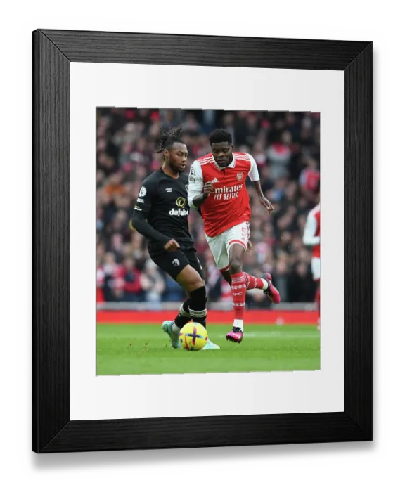 Framed Print : Thomas Partey: In Action for Arsenal against AFC Bournemouth, Premier League 2022-23