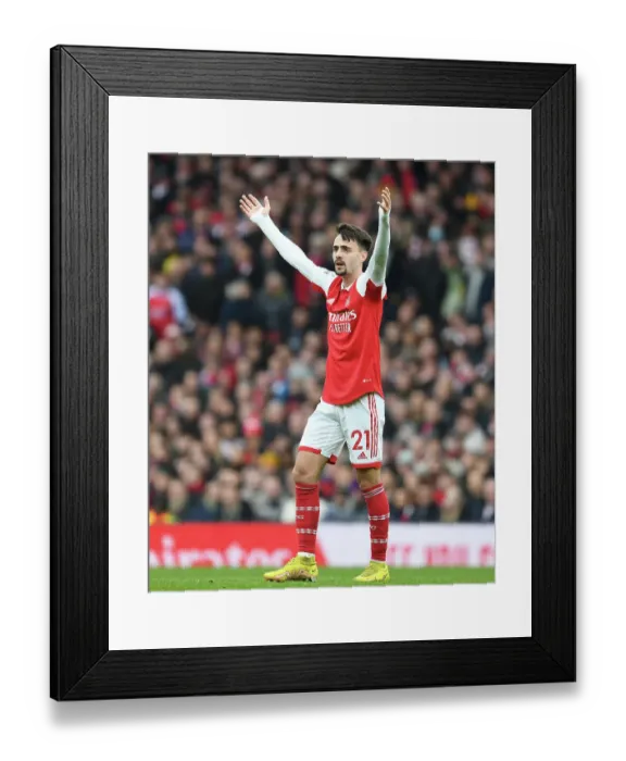 Framed Print : Arsenal's Fabio Vieira Shines in Premier League Clash Against AFC Bournemouth