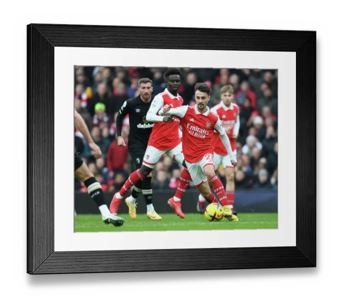 Framed Print : Arsenal's Saka and Vieira in Action against AFC Bournemouth, Premier League 2022-23 Framed Print : Arsenal's Saka and Vieira in Action against AFC Bournemouth, Premier League 2022-23