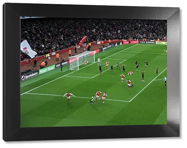 Arsenal Celebrates Third Goal Against AFC Bournemouth in 2022-23 Premier League